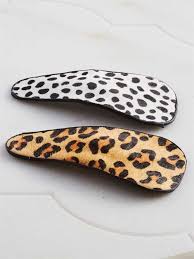 Cut out 2 pieces from fur and 2 pieces from fleece. Animal Print Hair Clips Large Altar D State