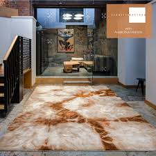 handknotted rug for a residential wine