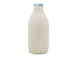 Organic Skimmed Milk Glass Bottle