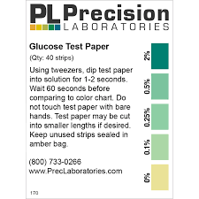 glucose test paper precision