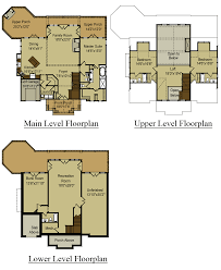 3 story open mountain house floor plan