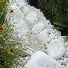 White Pebbles Kebur Garden Materials