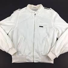 Details About Vintage Members Only Cafe Racer Jacket Europe Craft Rainbow Tag Size 46 White