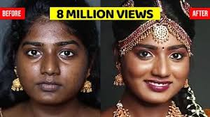 south indian makeup look for dark skin