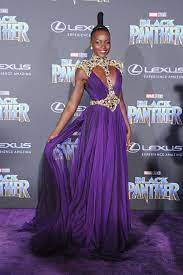 black panther red carpet dresses puts