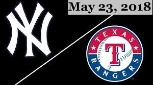 New York Yankees vs Texas Rangers ...