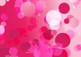 abstract pink circle shapes background