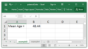 Creating Excel Tables With Putexcel
