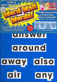 High Frequency Level 2 Word Wall Words Scholastic