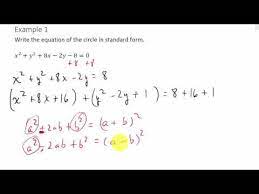 Converting A Circle From General Form