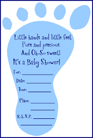 free adorable baby shower footprint