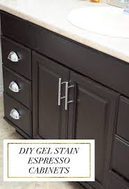 Free shipping on prime eligible orders. Staining Oak Cabinets An Espresso Color Diy Tutorial Monica Wants It
