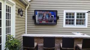 Outdoor Tv Enclosure Backyard Pavilion