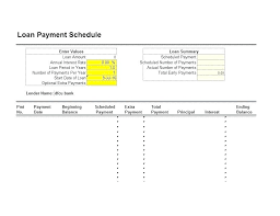 Free Loan Amortization Template Calculate A Repayment