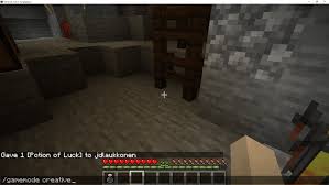 how to make a potion of luck in minecraft