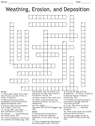 weathering crossword puzzle wordmint