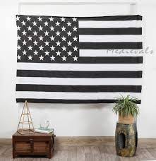 American Flag Tapestry Black And White
