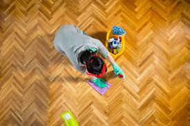 how to clean the parquet and polish it
