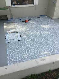 Stenciled Patio Makeover Tutorial