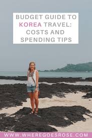 south korea trip budget