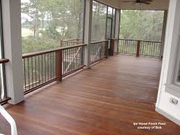 A freestanding patio tends to be easier to install. Wood Porch Flooring Tongue And Groove Decking
