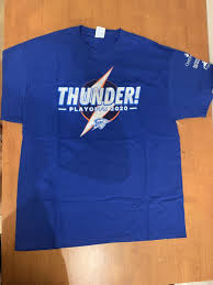 oklahoma city thunder 2020 playoffs t