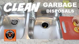 how to clean a garbage disposal home