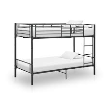 For bed shops in wakefield, west yorkshire, uk, contact us today! Vidaxl Bunk Bed Black Metal 90x200 Cm House Of Isabella Uk