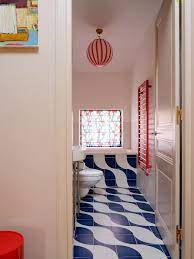 14 small bathroom floor ideas from