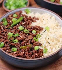 low carb mongolian ground beef