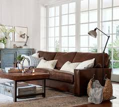 Brown Leather Couch Living Room