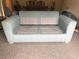 dfs sofa bed in sky two seater ebay