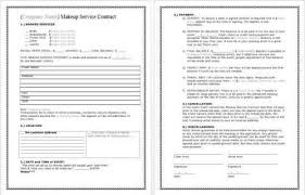 getting makeup artist contracts