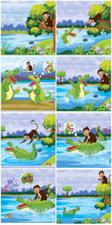 the monkey and the crocodile story
