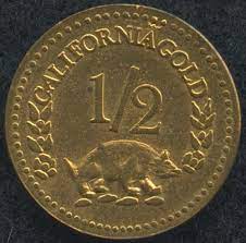 1852 california gold dated 1 2