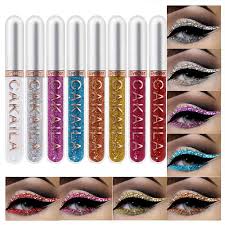 8 colors liquid glitter eyeliner liquid