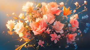 enchanting fl bouquet hd wallpaper