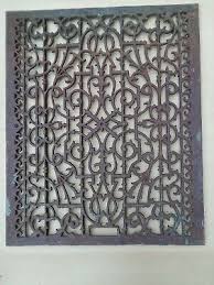 ornate antique cast iron register