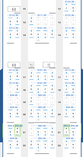 business cl seat selection