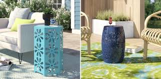 outdoor end tables to spruce backyard setup