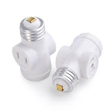 Cable Matters Light Bulb Socket Adapter With 2x Ac Outlets In White Walmart Com Walmart Com