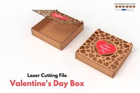 valentine s day box laser cutting file