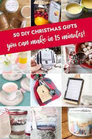 50 homemade christmas gifts 15 minutes
