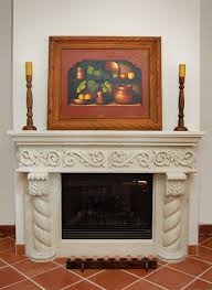 Cantera Stone Fireplace Surrounds