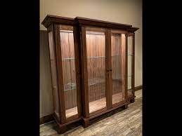 Display Cabinet With A Glass Door