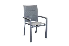 allure aluminium sling dining chair
