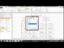 Create An Org Chart In Visio Using The Wizard Youtube