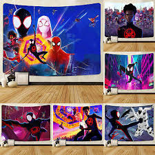 Across The Spider Verse 3d Tapestries