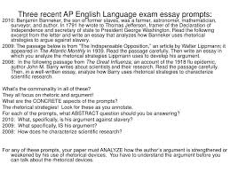 Ap english essay prompts   Simple essay samples   Write My Thesis YouTube