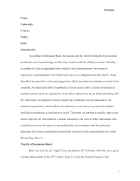 Essay title page sample